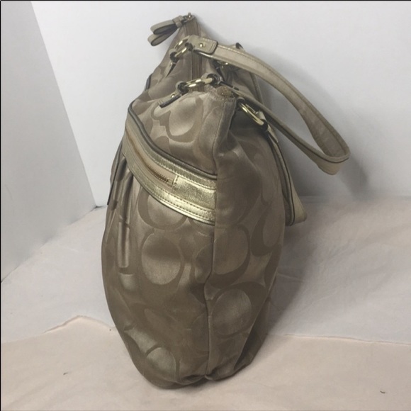 .POPPY SIGNATURE SATEEN GLAM TOTE (COACH F18351 - Picture 2 of 8